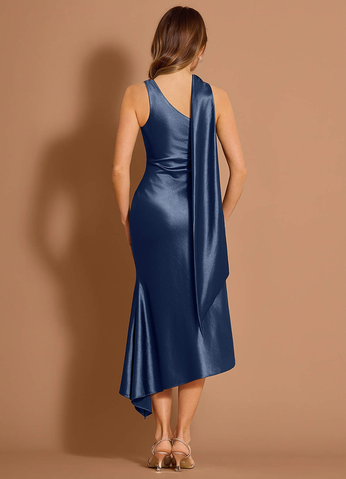 Euphemia Navy Midi Dress  Dress - WSBYTLP