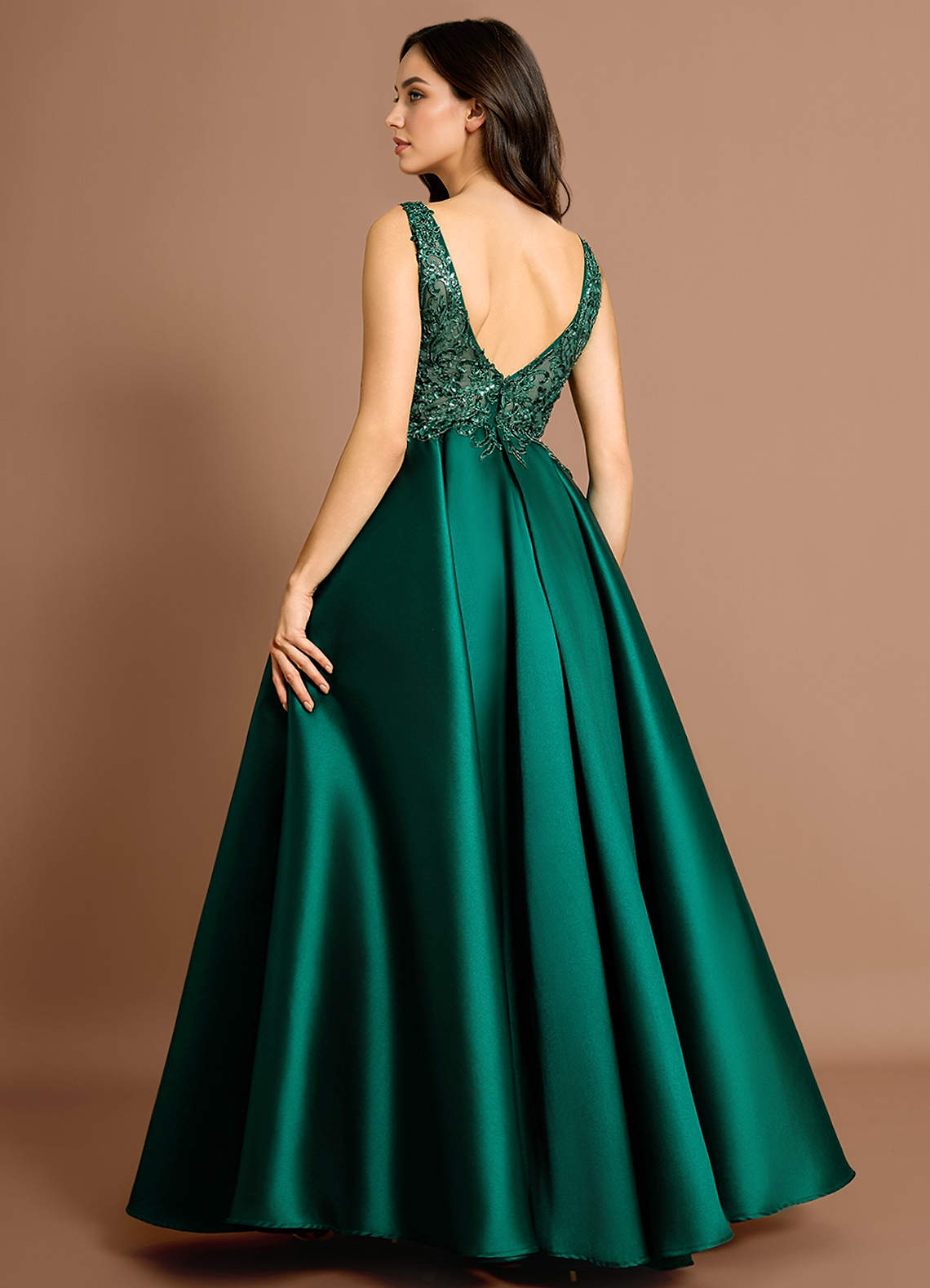 Ursula Emerald Maxi Dress  Dress - WSBYTLP