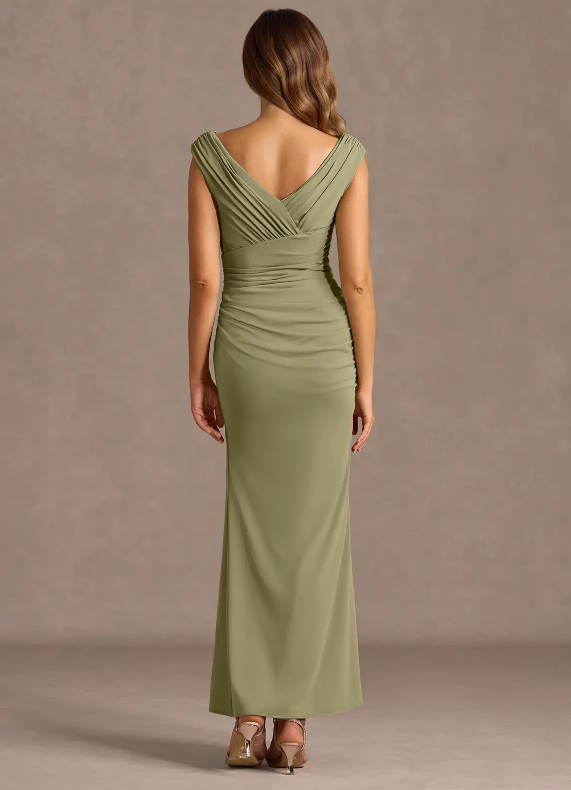 Aisling Bean Green Maxi Dress  Dress - WSBYTLP