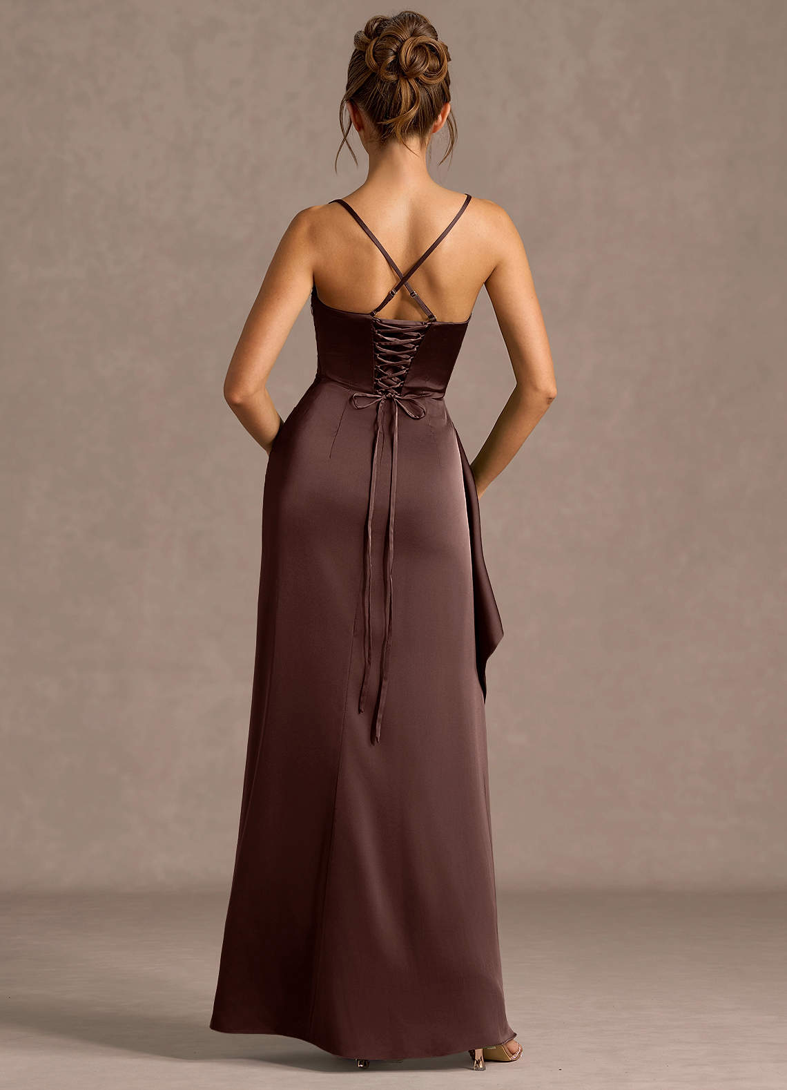Sarai Mocha Coco Maxi Dress  Dress - WSBYTLP