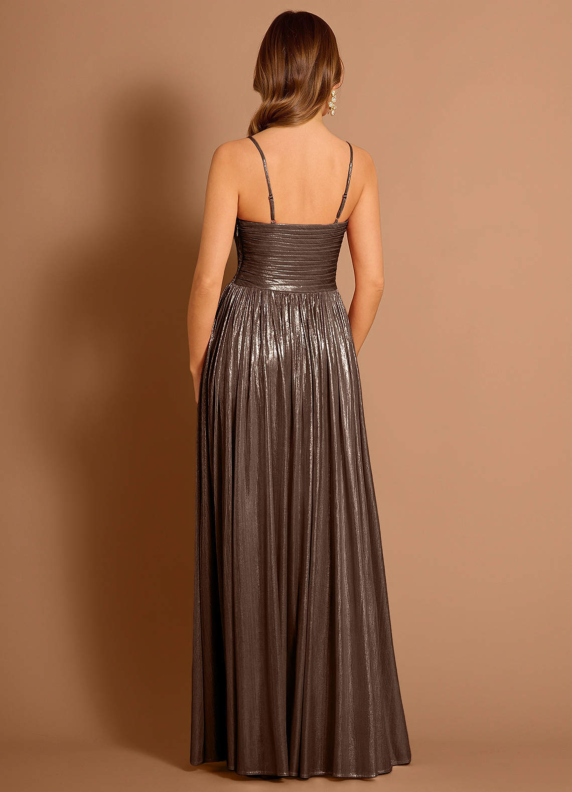 Estrella Bronze Maxi Dress  Dress - WSBYTLP