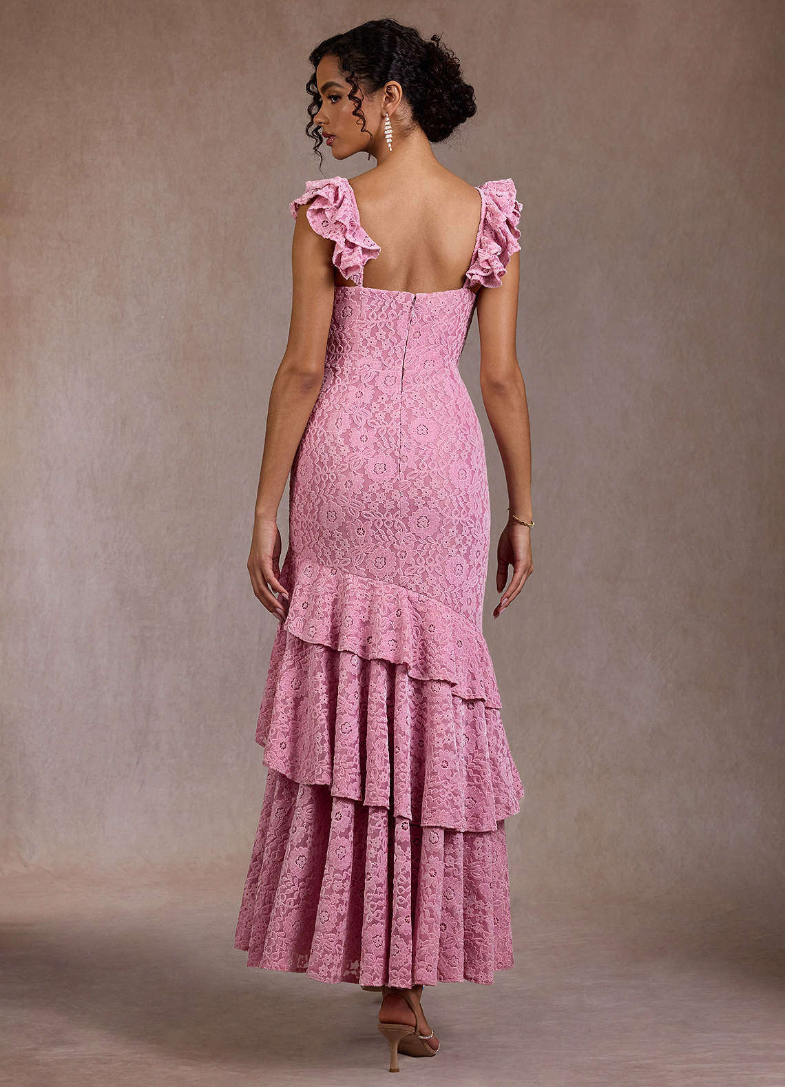 Heidi Mauve Rose Maxi Dress  Dress - WSBYTLP