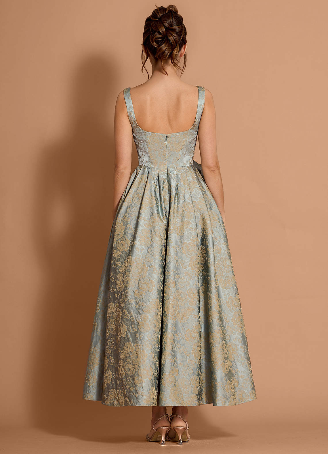 Maeve Vintage Blue Maxi Dress  Dress - WSBYTLP