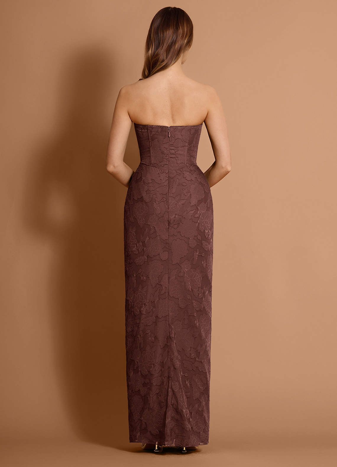 Hestia Mocha Coco Maxi Dress  Dress - WSBYTLP