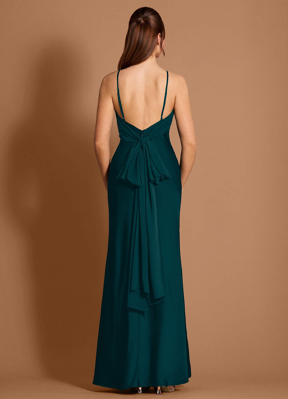Tiriana Forest Green Maxi Dress  Dress - WSBYTLP