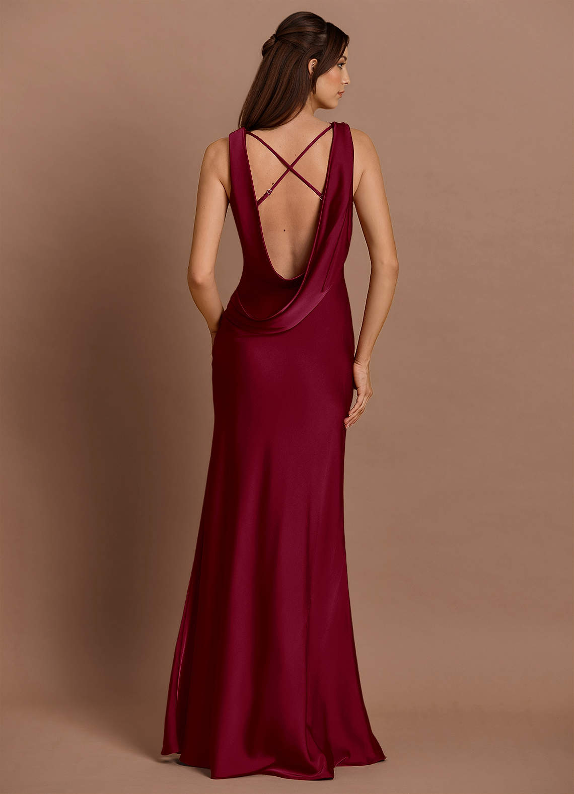 Cheryl Merlot Maxi Dress  Dress - WSBYTLP