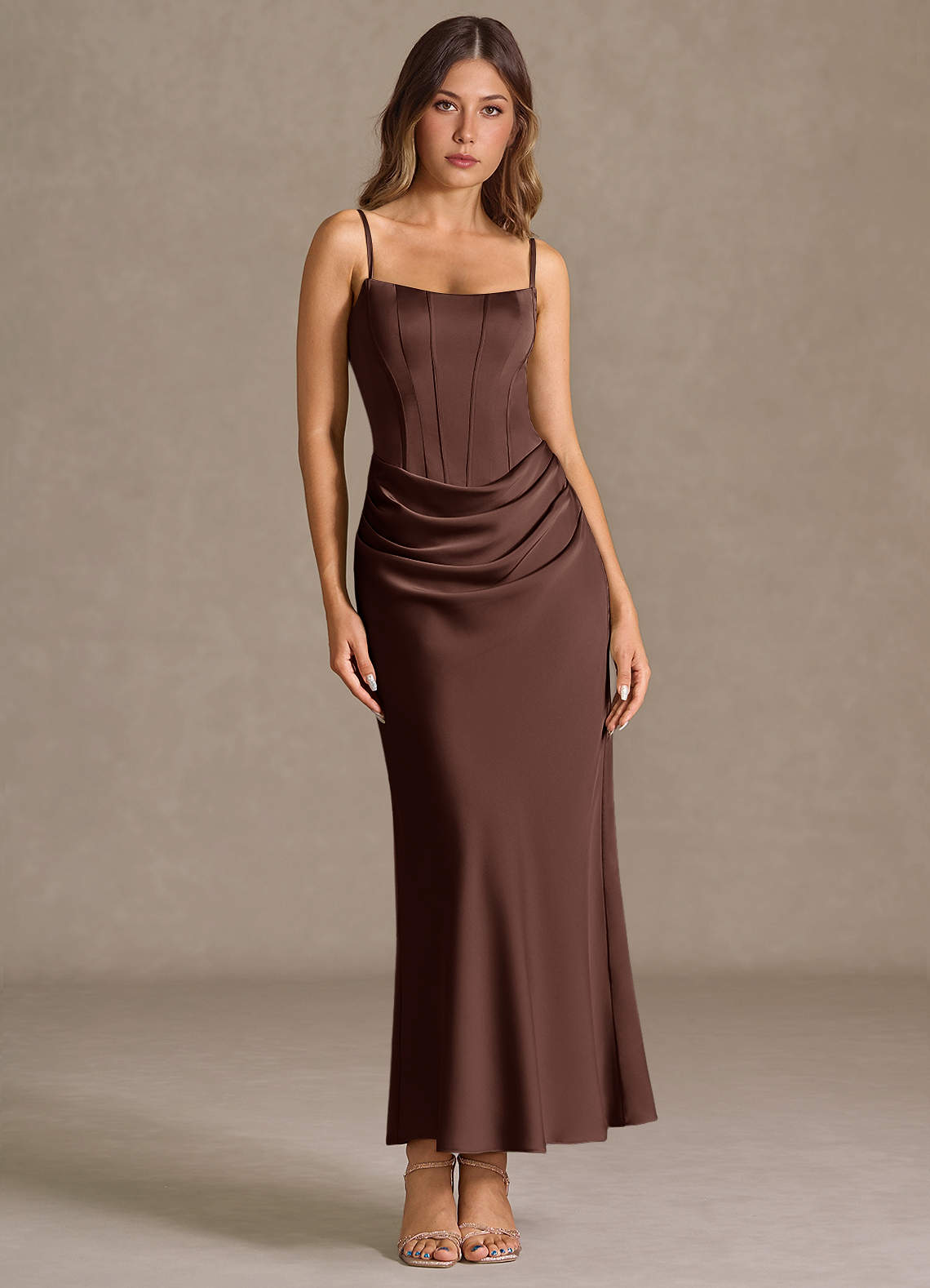 Katelyn Mocha Coco Maxi Dress  Dress - WSBYTLP