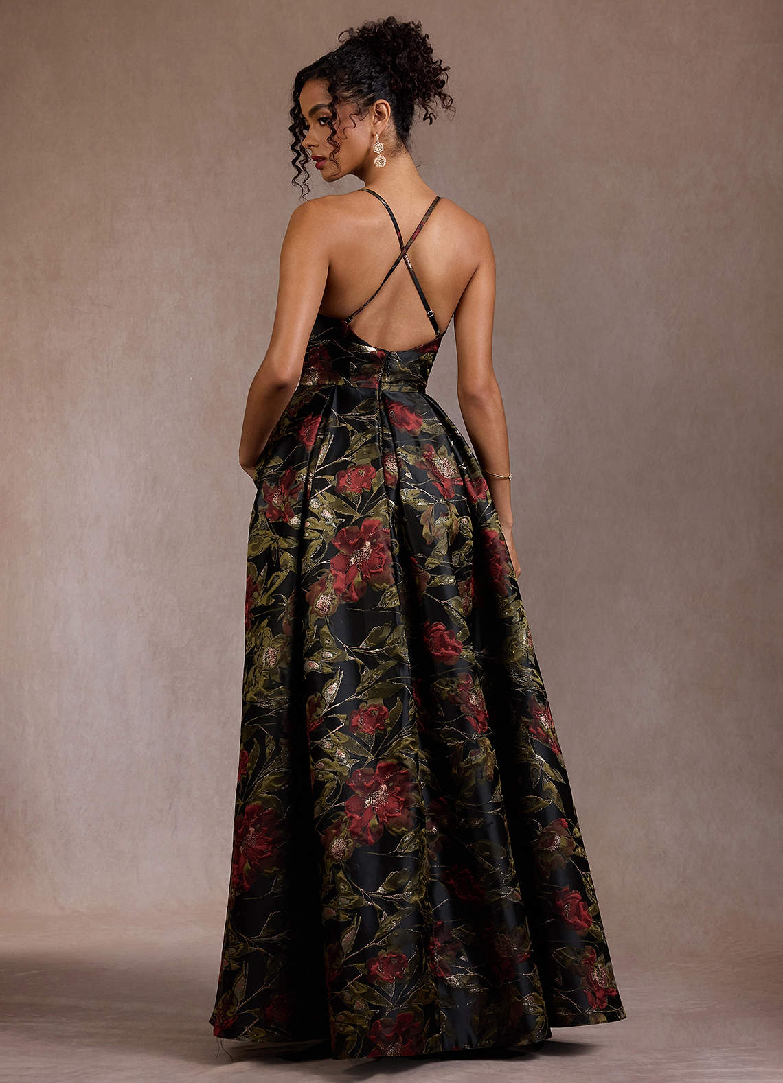 Yara Midnight Rose Maxi Dress  Dress - WSBYTLP