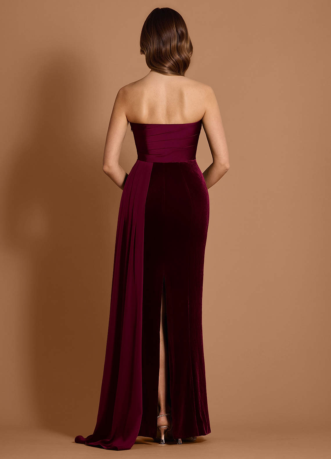 Catherine Wine Maxi Dress  Dress - WSBYTLP