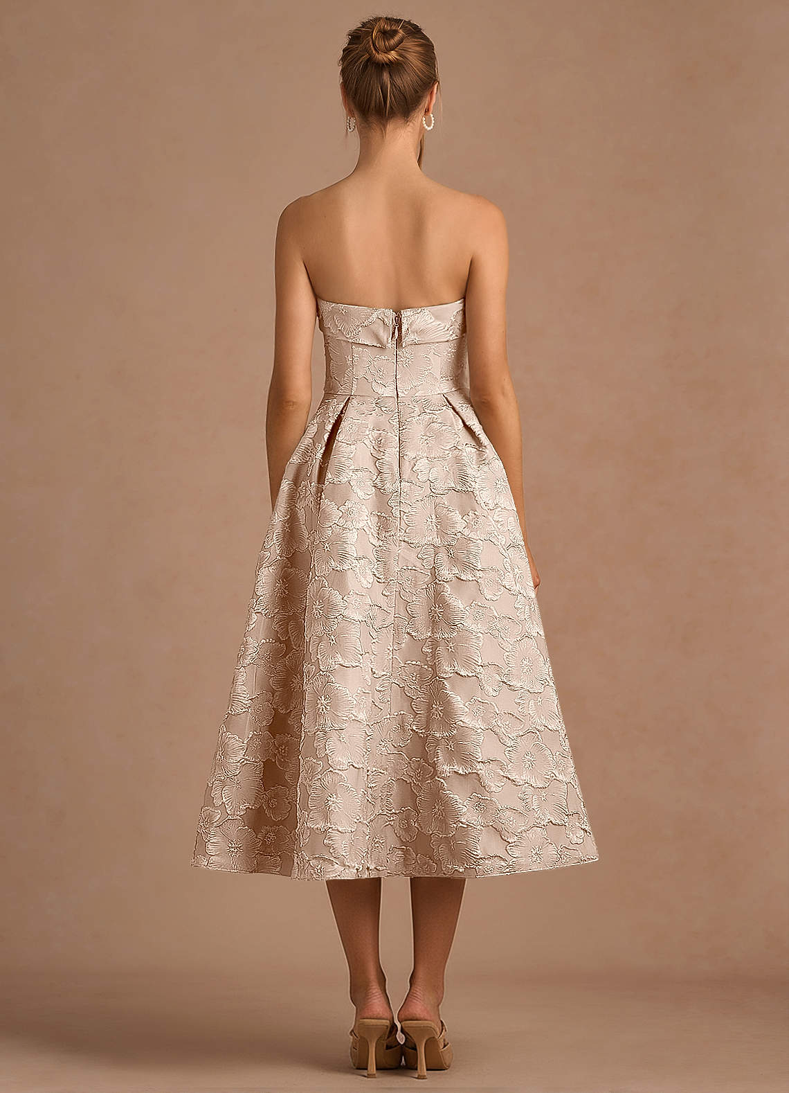 Desiree Vintage Blush Midi Dress  Dress - WSBYTLP