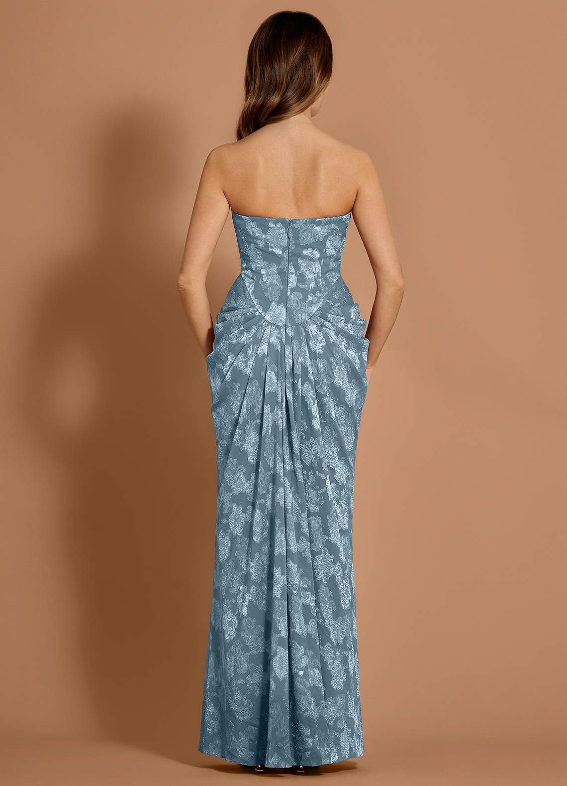 Giselle Dusty Blue Maxi Dress  Dress - WSBYTLP