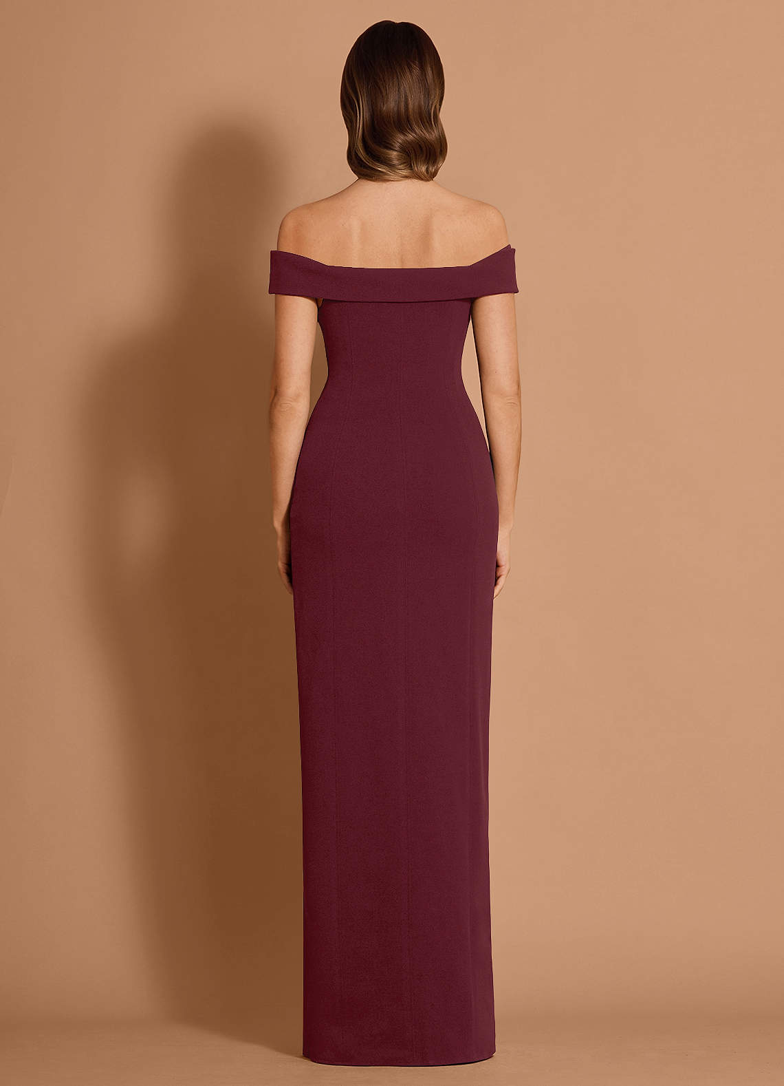 Amelith Wine Maxi Dress  Dress - WSBYTLP