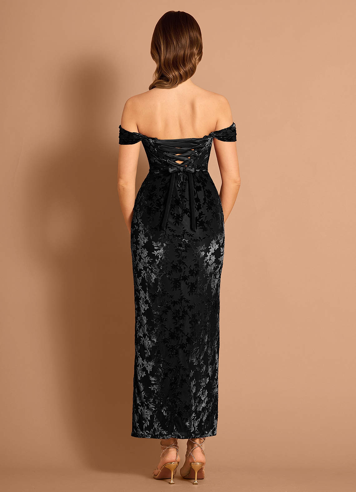 Lirael Black Maxi Dress  Dress - WSBYTLP