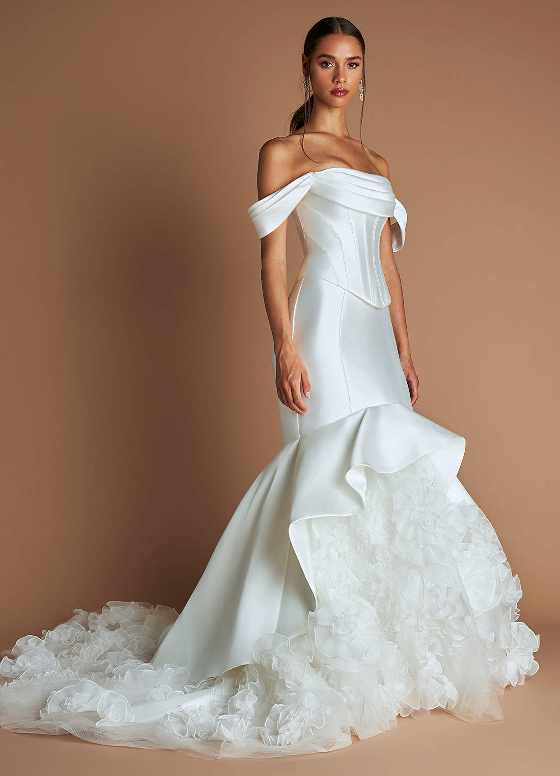 Diana White Two Piece Gown  Dress - WSBYTLP