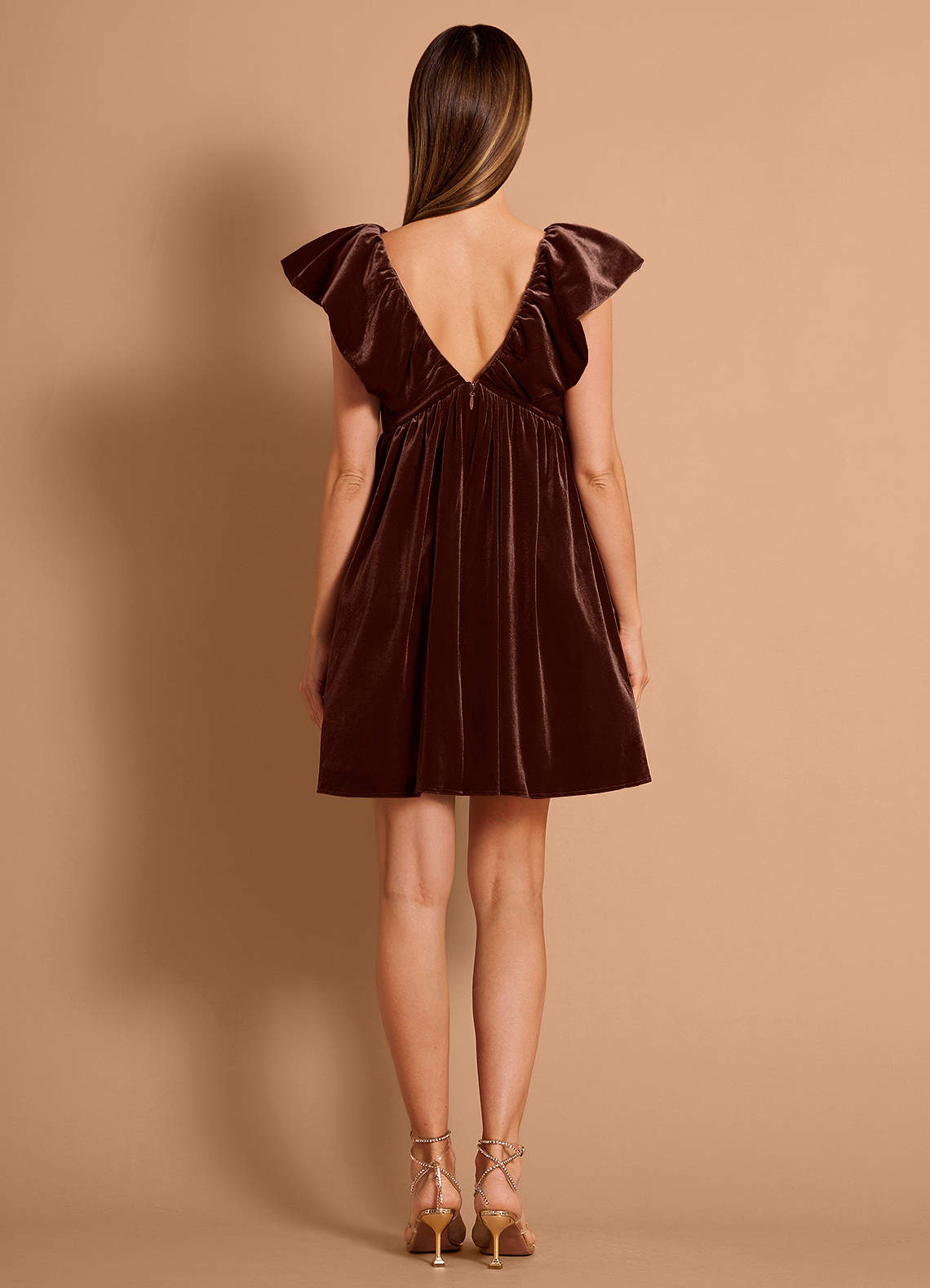 Faylinn Mocha Coco Mini Dress  Dress - WSBYTLP