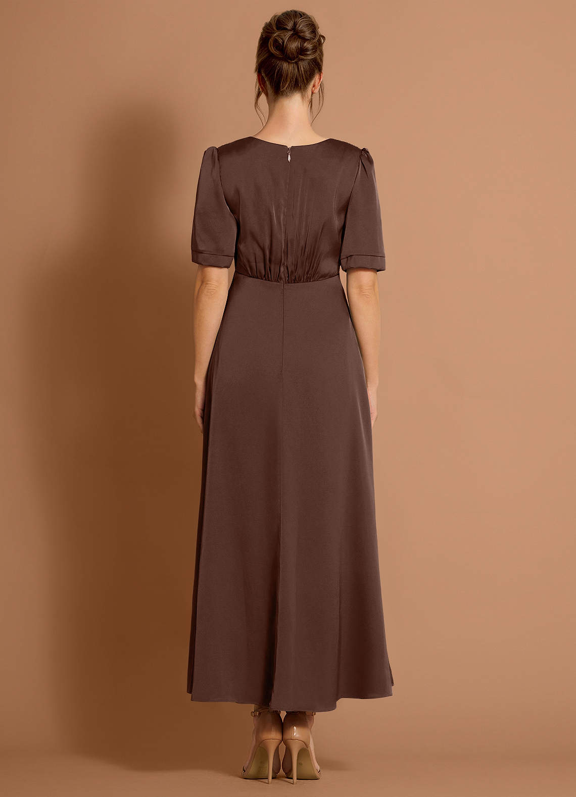 Enyra Mocha Coco Midi Dress  Dress - WSBYTLP