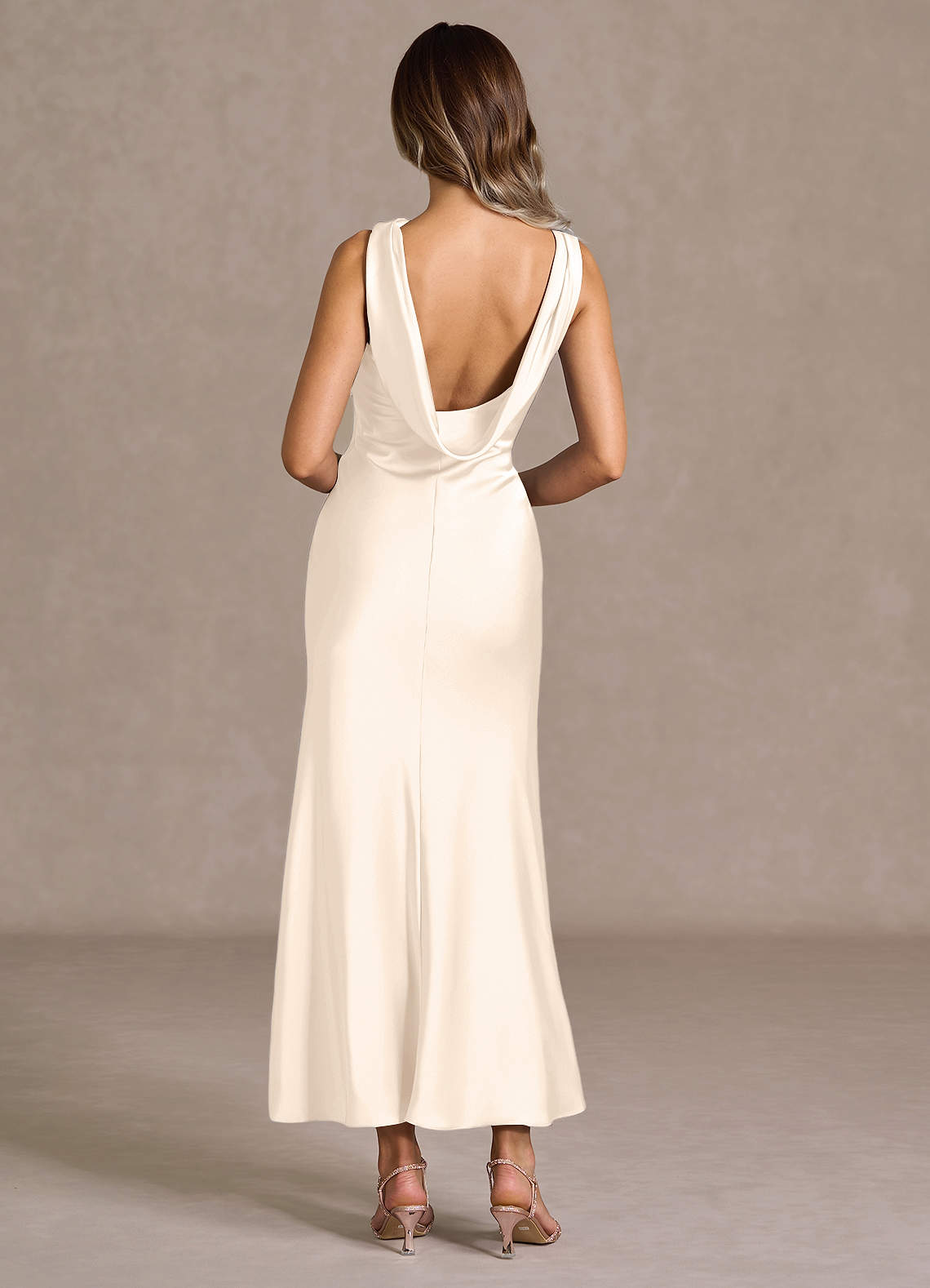 Cyanee Cream Maxi Dress  Dress - WSBYTLP