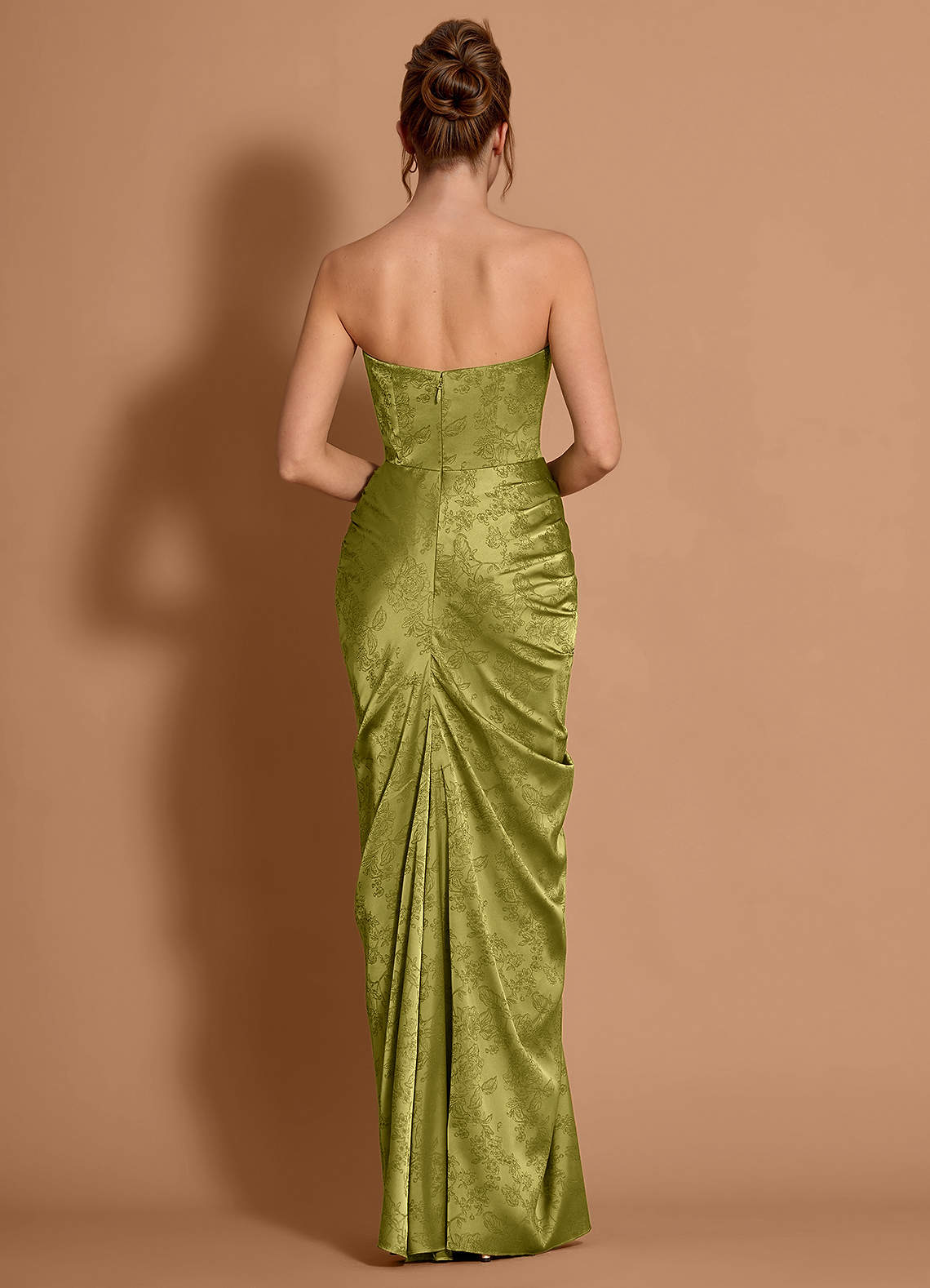 Elaine Moss Navy Maxi Dress  Dress - WSBYTLP