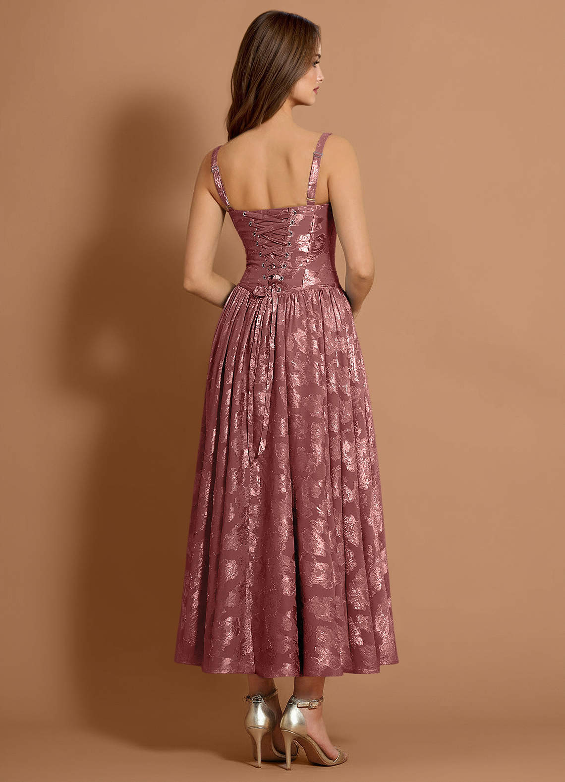 Evelora Vintage Rose Maxi Dress  Dress - WSBYTLP