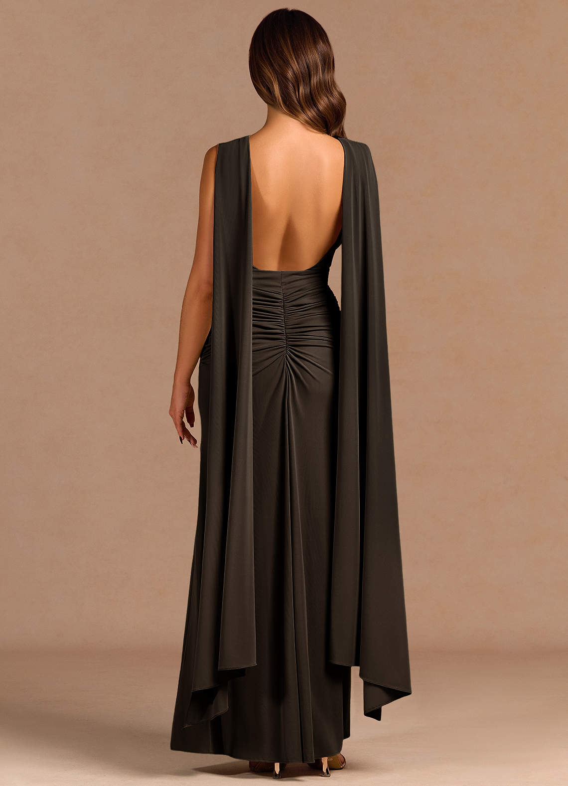 Alessia Chocolate Maxi Dress  Dress - WSBYTLP