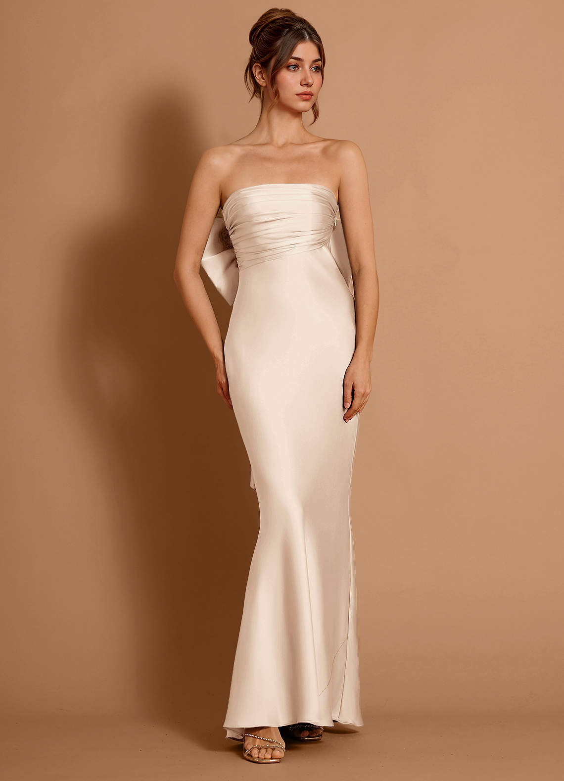 Aveline Cream Maxi Dress  Dress - WSBYTLP