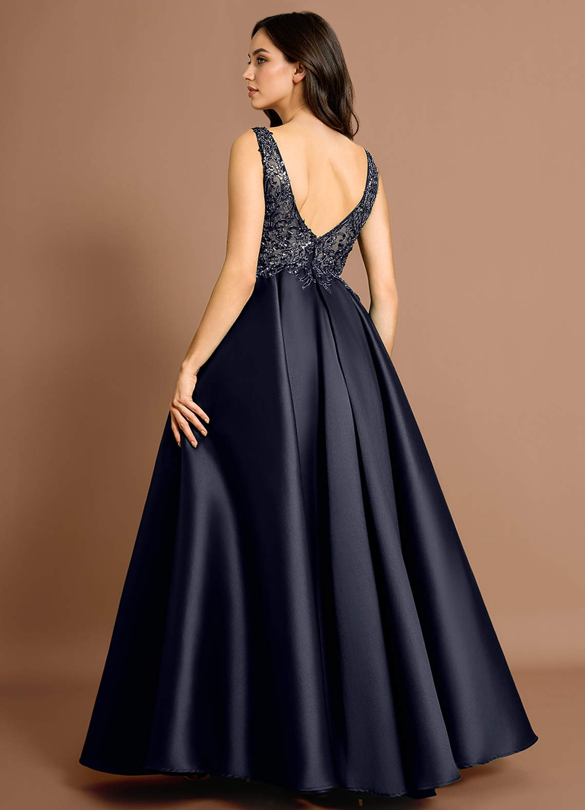 Ursula Navy Maxi Dress  Dress - WSBYTLP