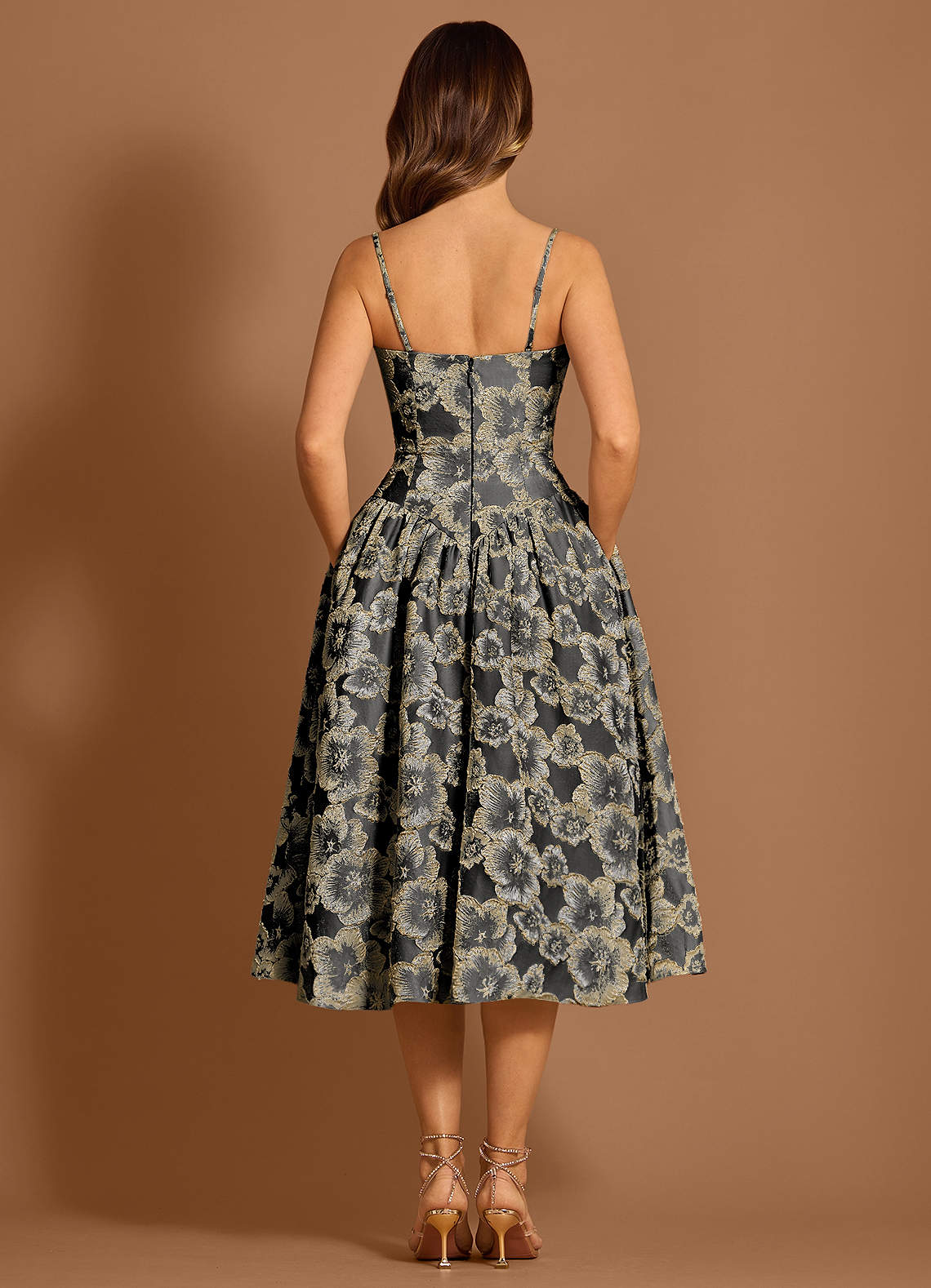 Claire Black Midi Dress  Dress - WSBYTLP