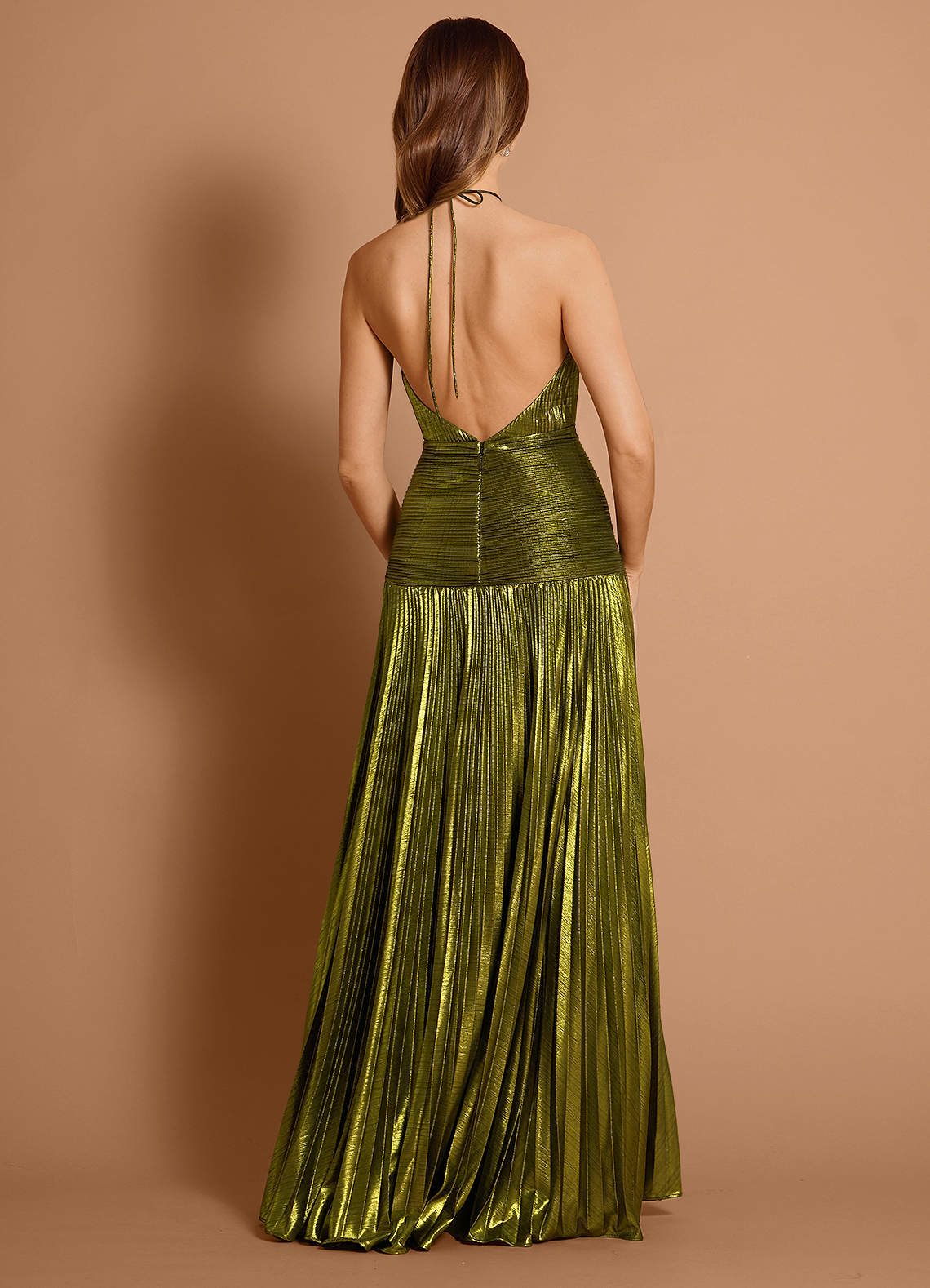Cailin Olive Maxi Dress  Dress - WSBYTLP
