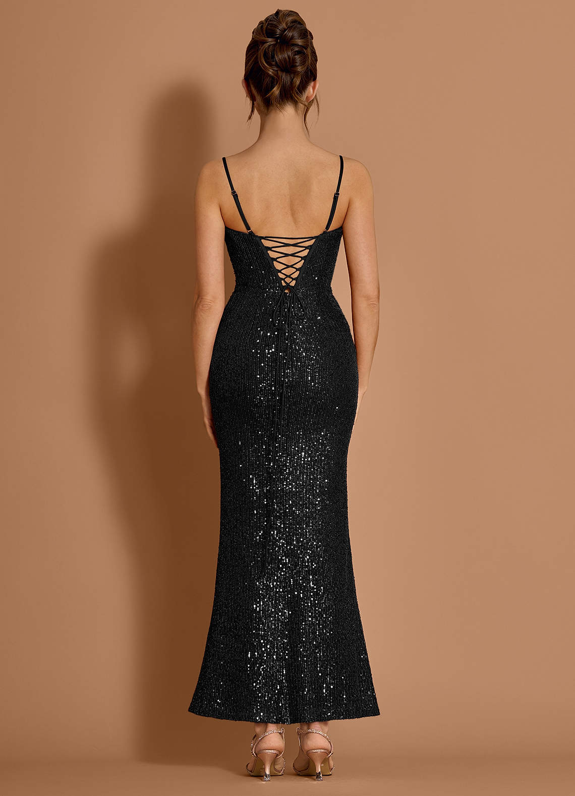 Cionna Black Maxi Dress  Dress - WSBYTLP