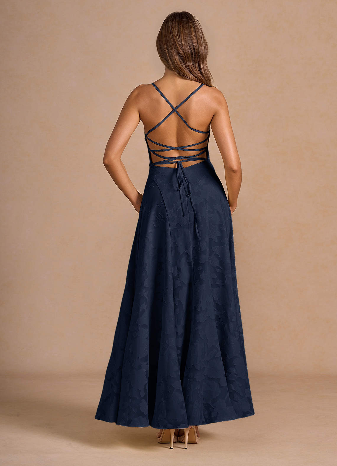 Irelia Navy Maxi Dress  Dress - WSBYTLP