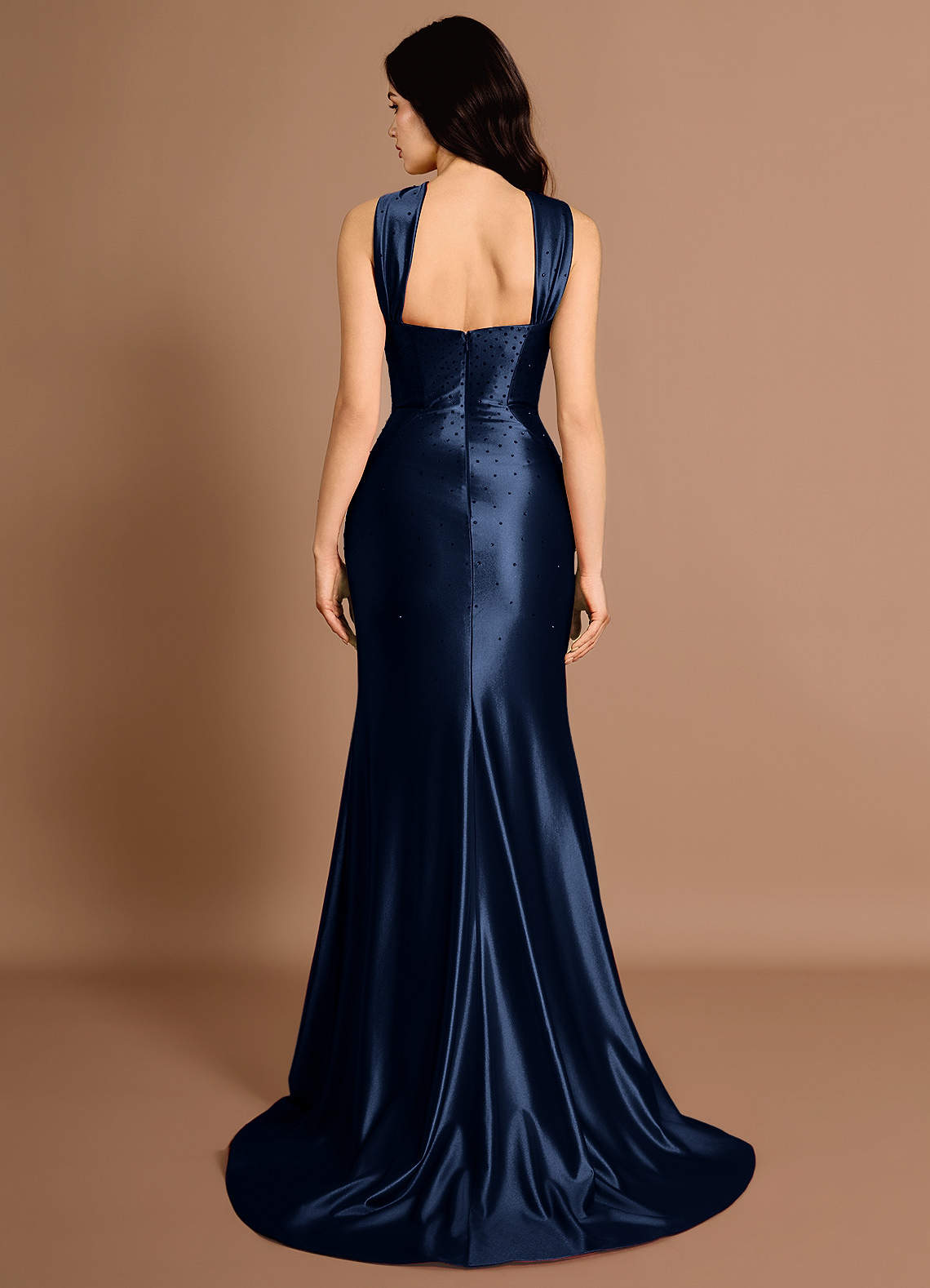 Arianwen  Navy Maxi Dress  Dress - WSBYTLP