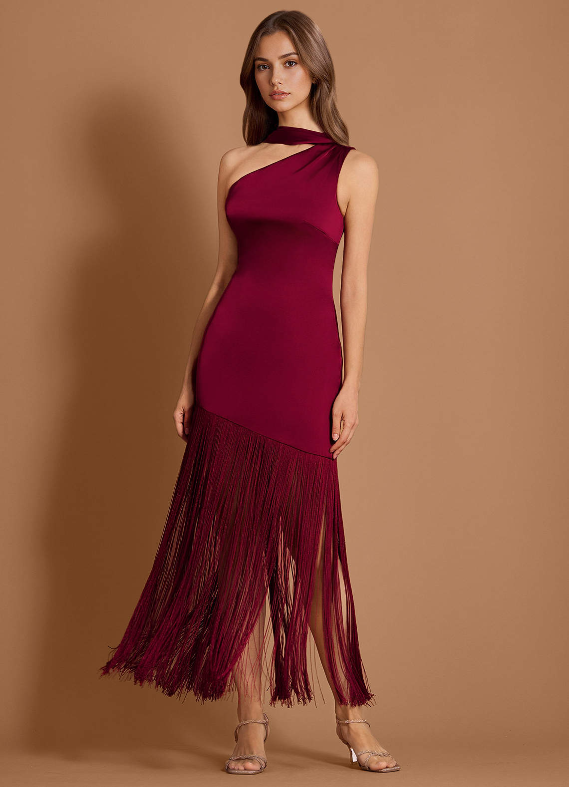 Amelie Merlot Maxi Dress  Dress - WSBYTLP