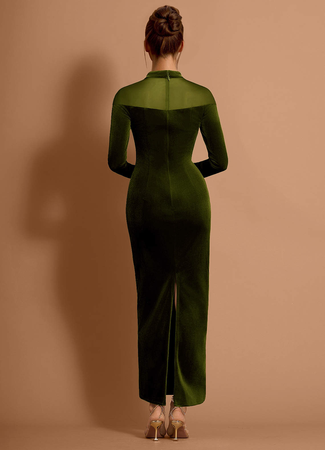 Murphy Olive Maxi Dress  Dress - WSBYTLP