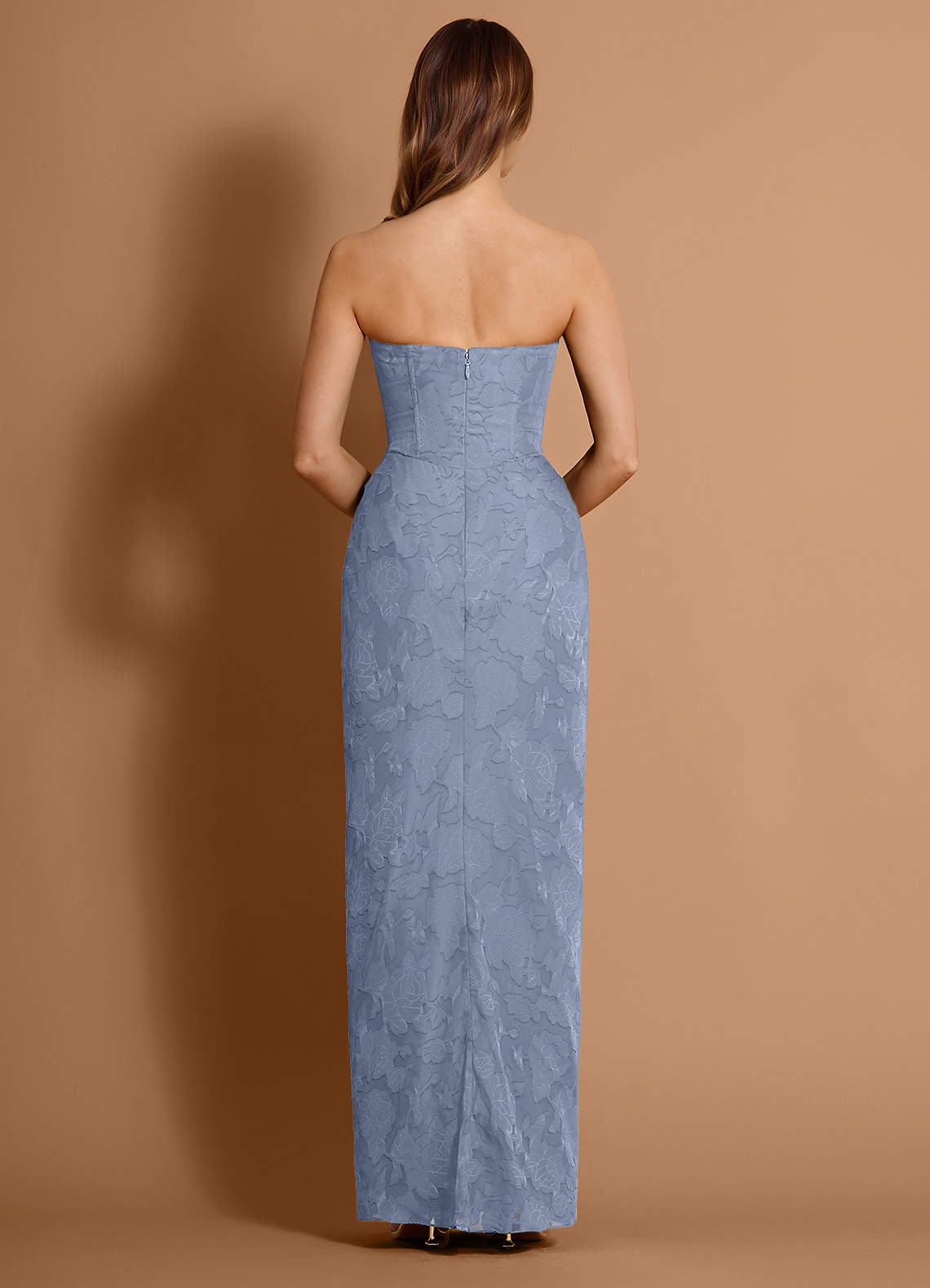 Hestia Powder Blue Maxi Dress  Dress - WSBYTLP