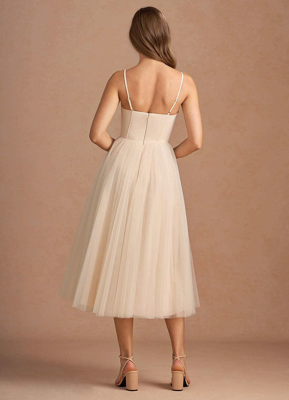 Bree Cream Midi Dress  Dress - WSBYTLP