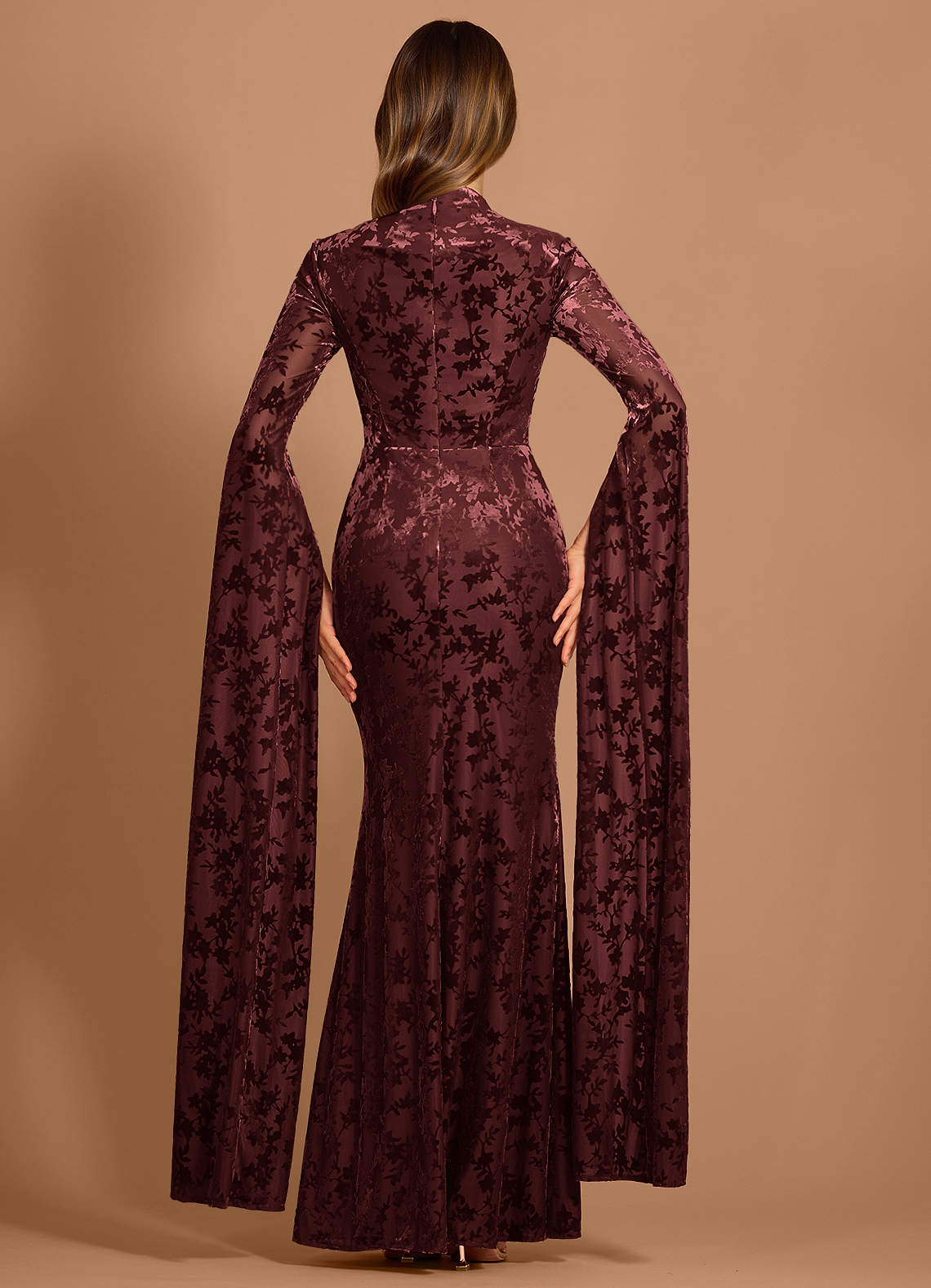 Quincy Wine Maxi Dress  Dress - WSBYTLP