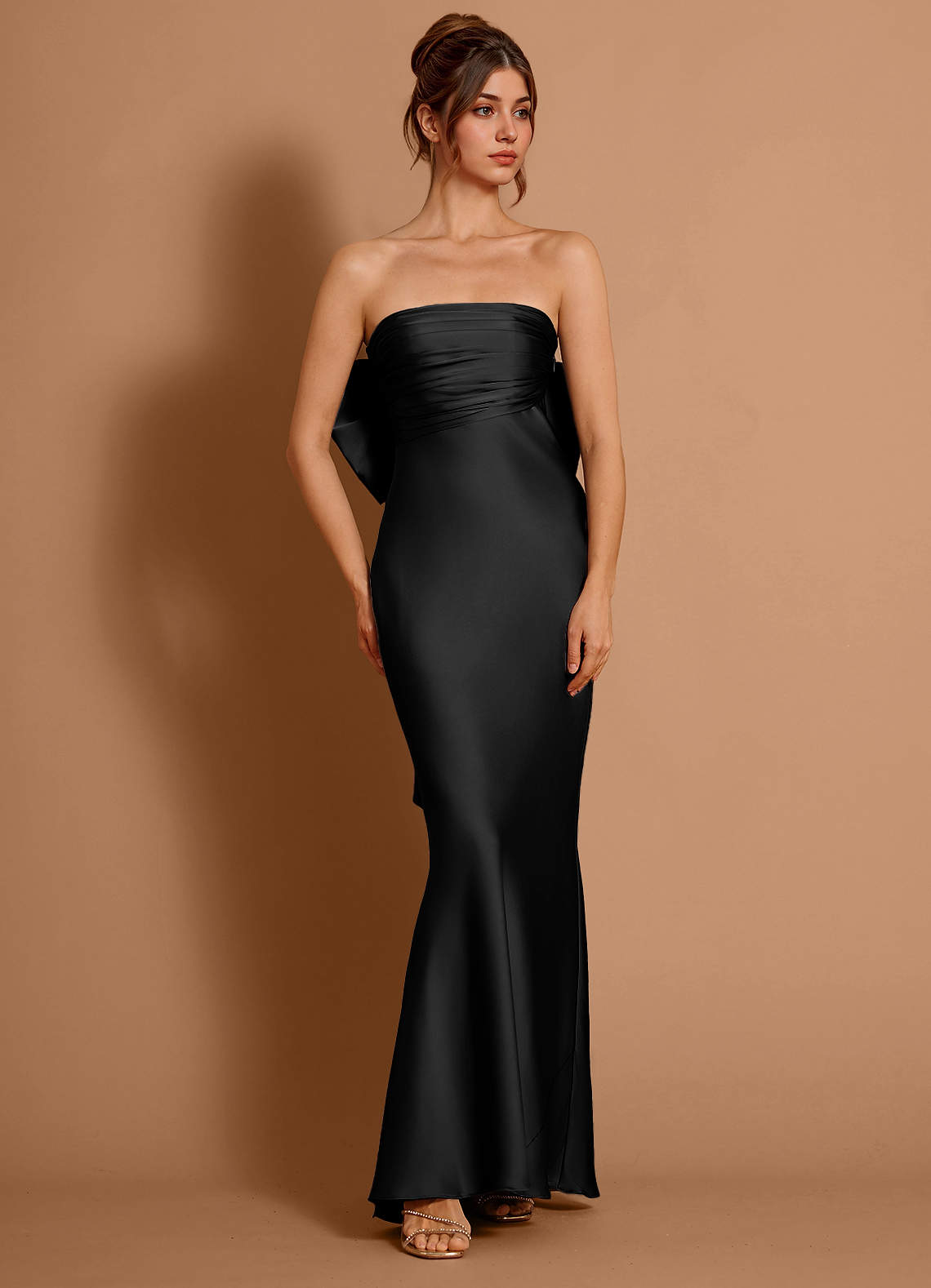 Aveline Black Maxi Dress  Dress - WSBYTLP