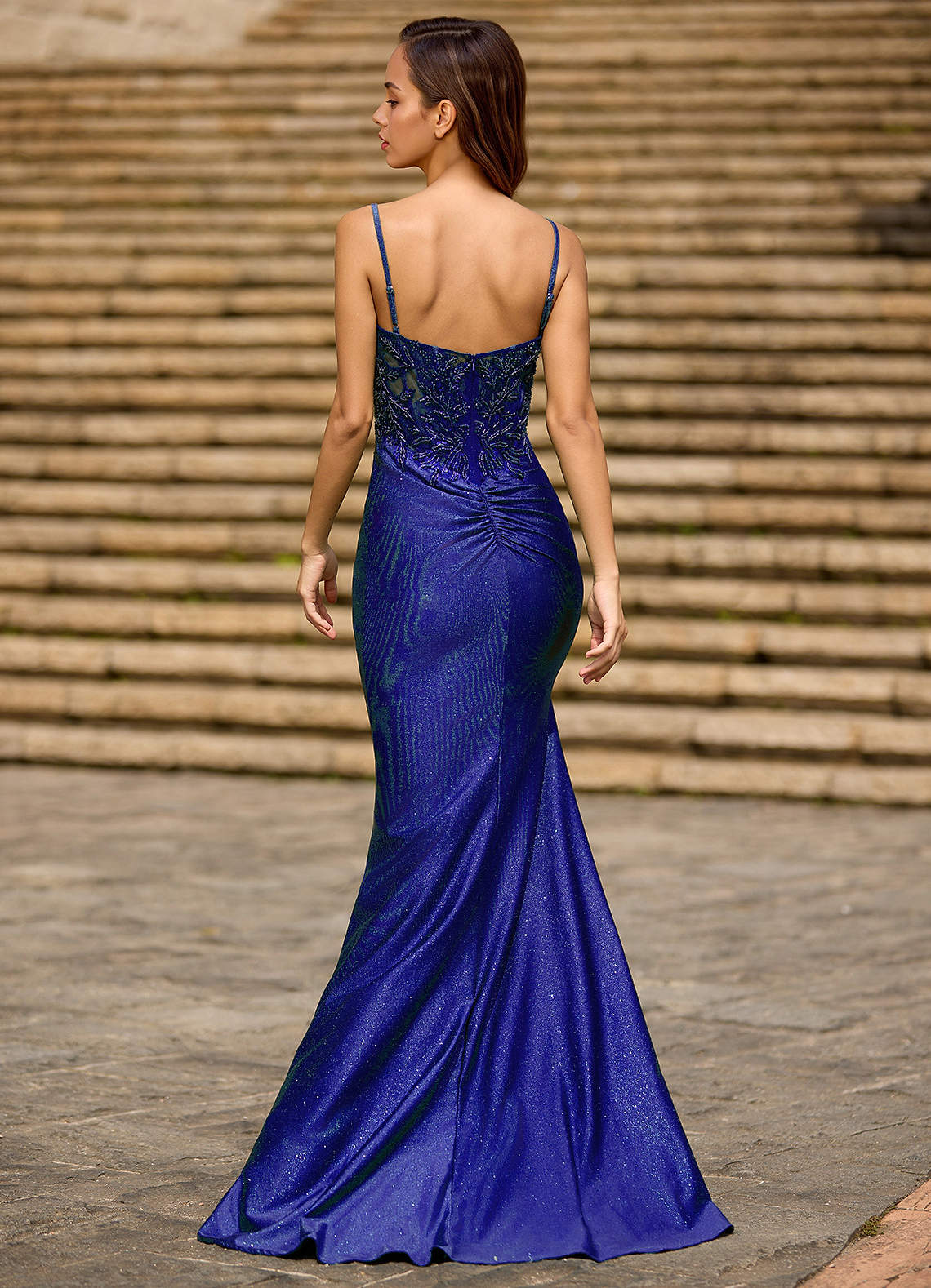 Brilliance Royal Blue Mermaid Prom Dress  Dress - WSBYTLP