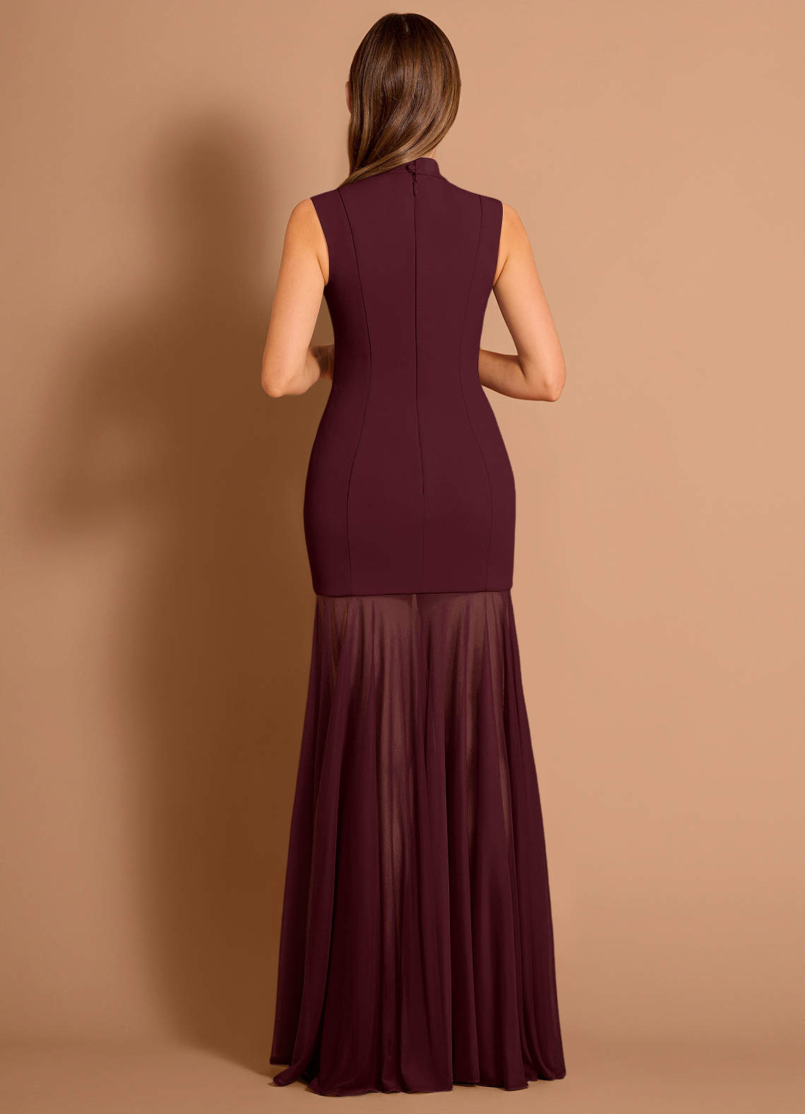 Cressida Wine Maxi Dress  Dress - WSBYTLP
