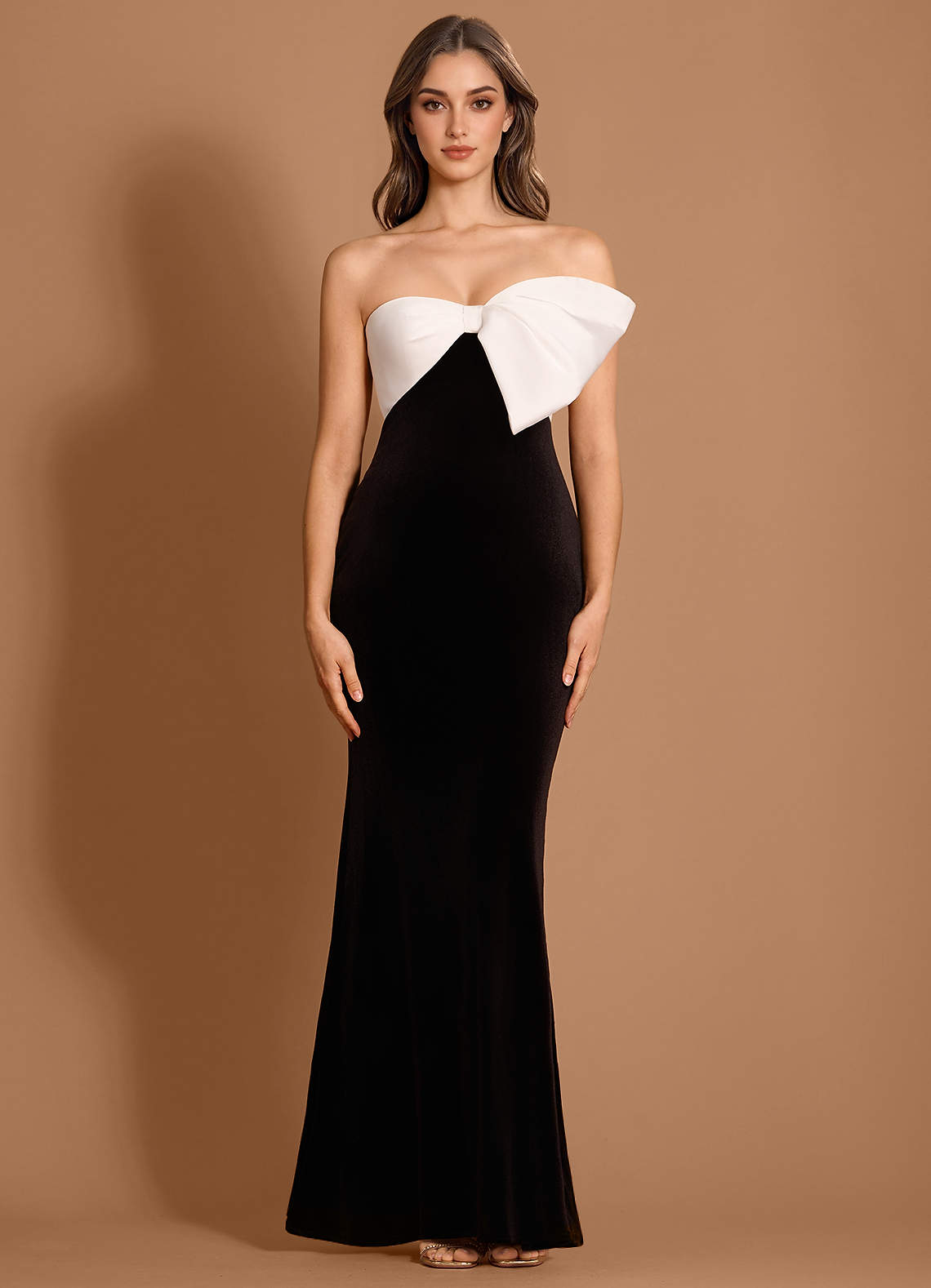 Mavina Black Maxi Dress  Dress - WSBYTLP