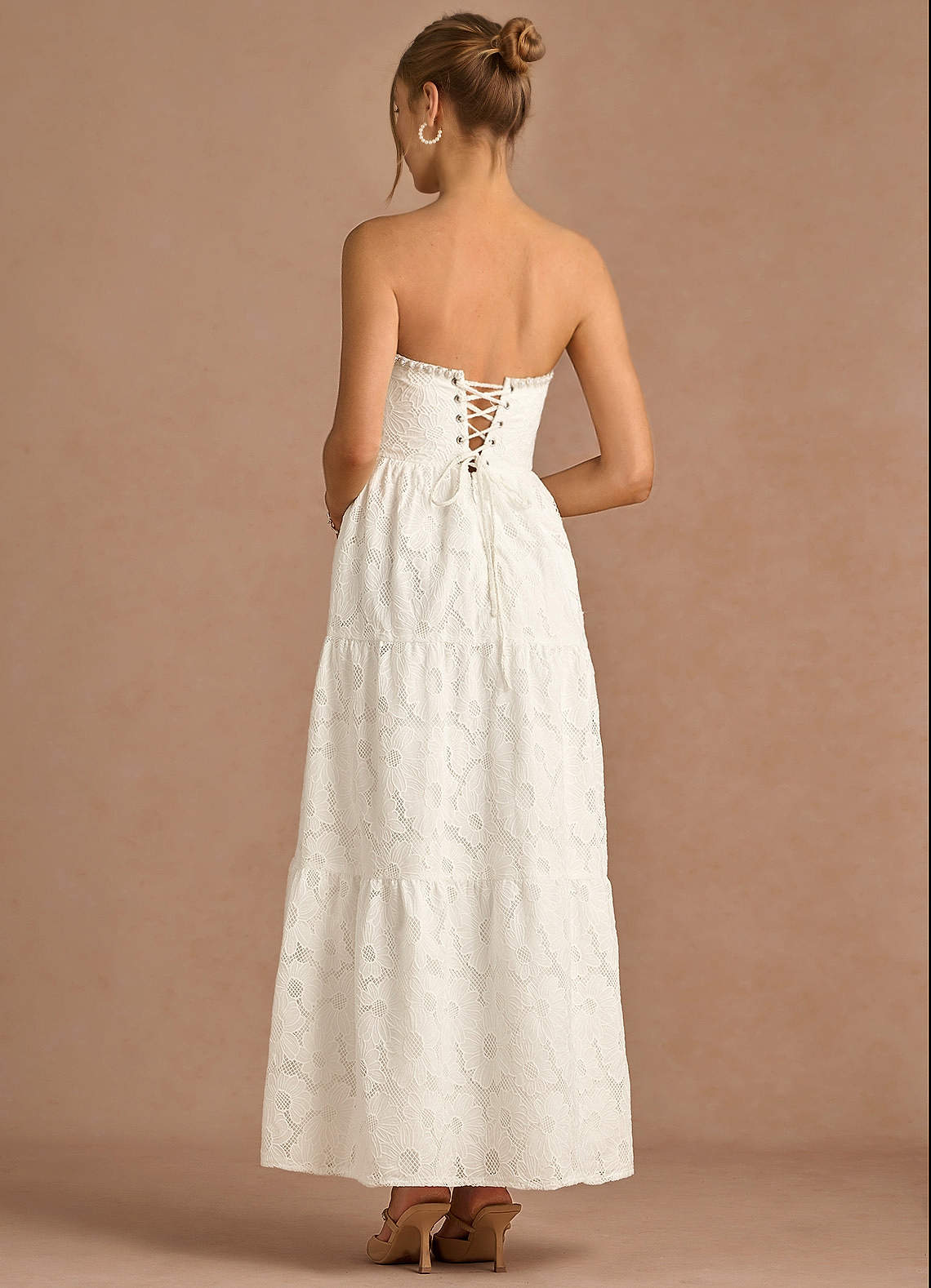 Élise White Maxi Dress  Dress - WSBYTLP