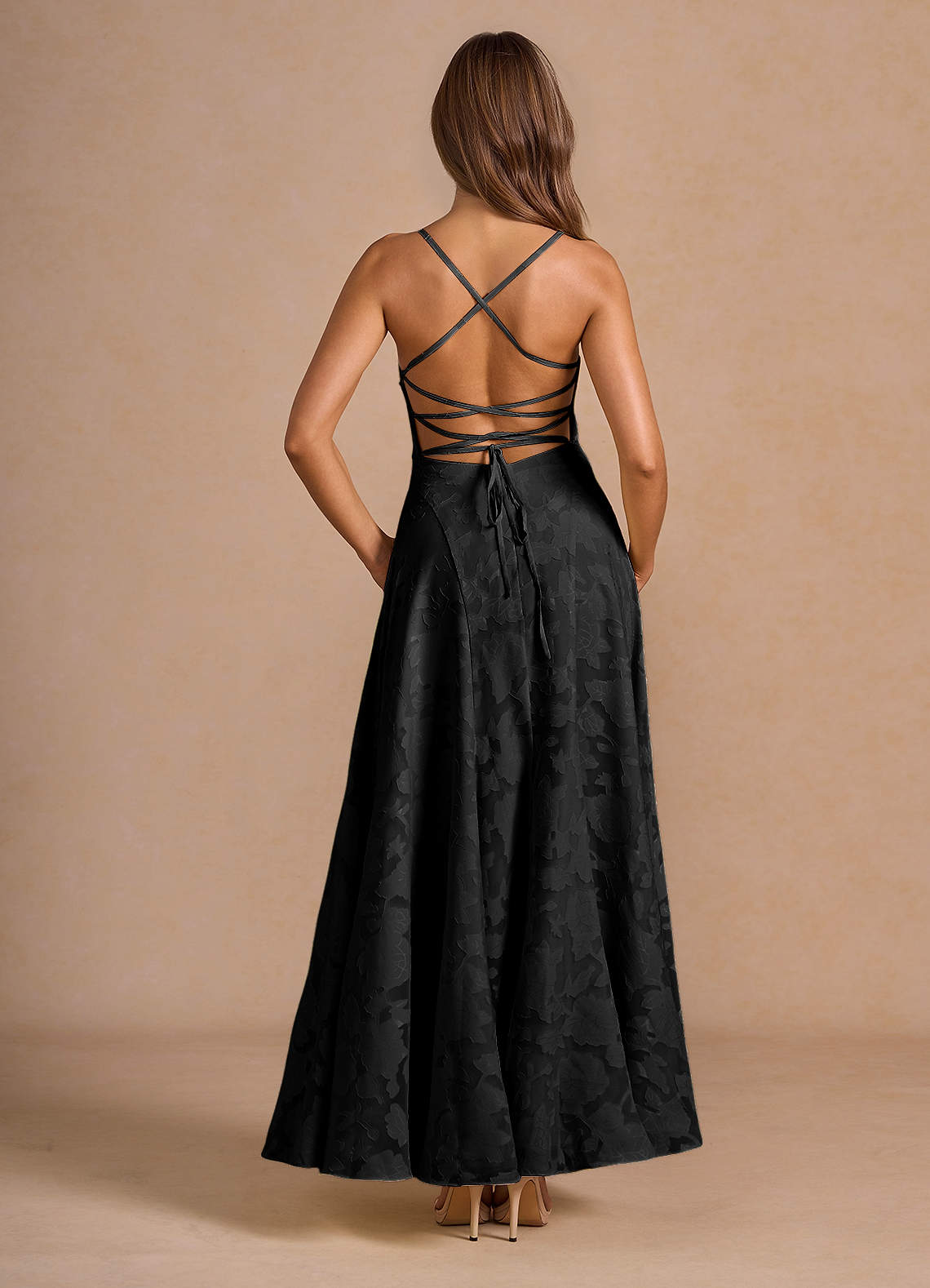 Irelia Black Maxi Dress  Dress - WSBYTLP