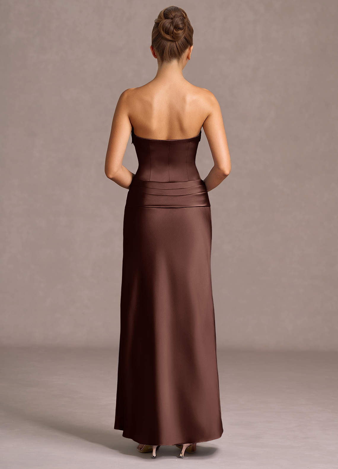 Faelina Mocha Coco Maxi Dress  Dress - WSBYTLP