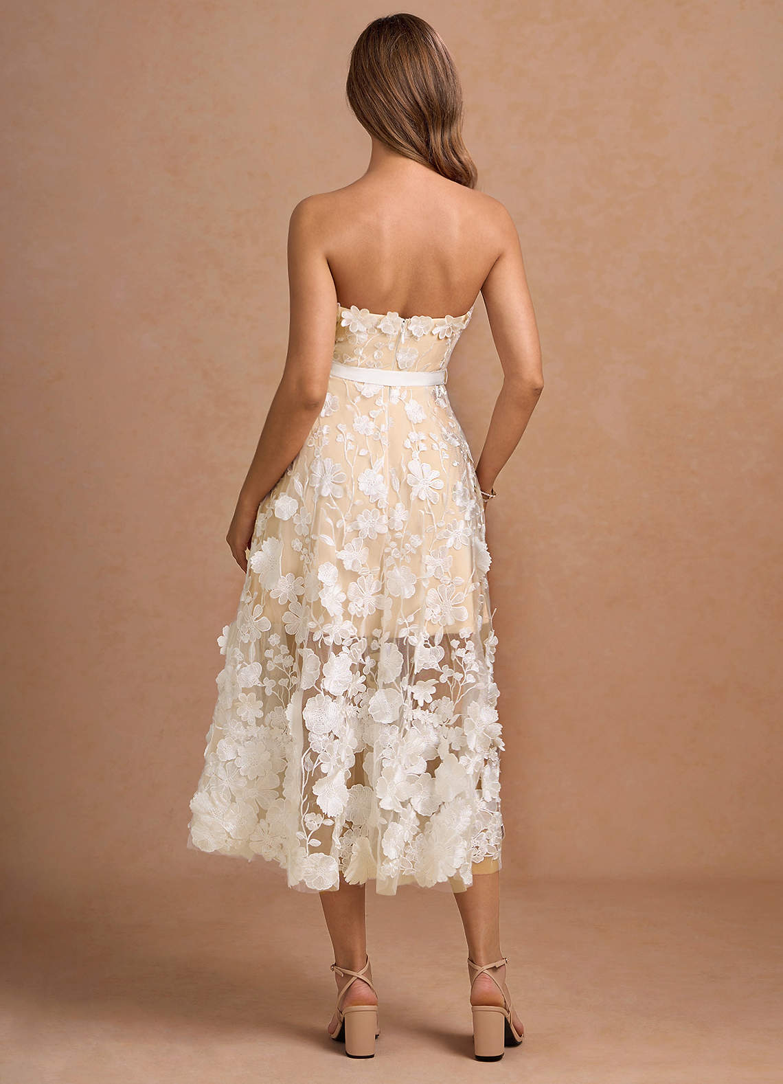 Sherri White Floral Maxi Dress  Dress - WSBYTLP