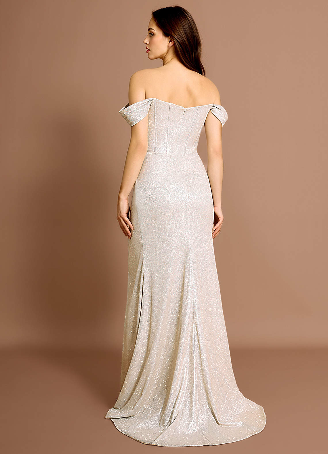 Xanthea  Silver Maxi Dress  Dress - WSBYTLP