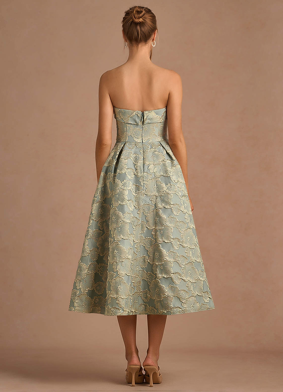 Desiree Blue Midi Dress  Dress - WSBYTLP