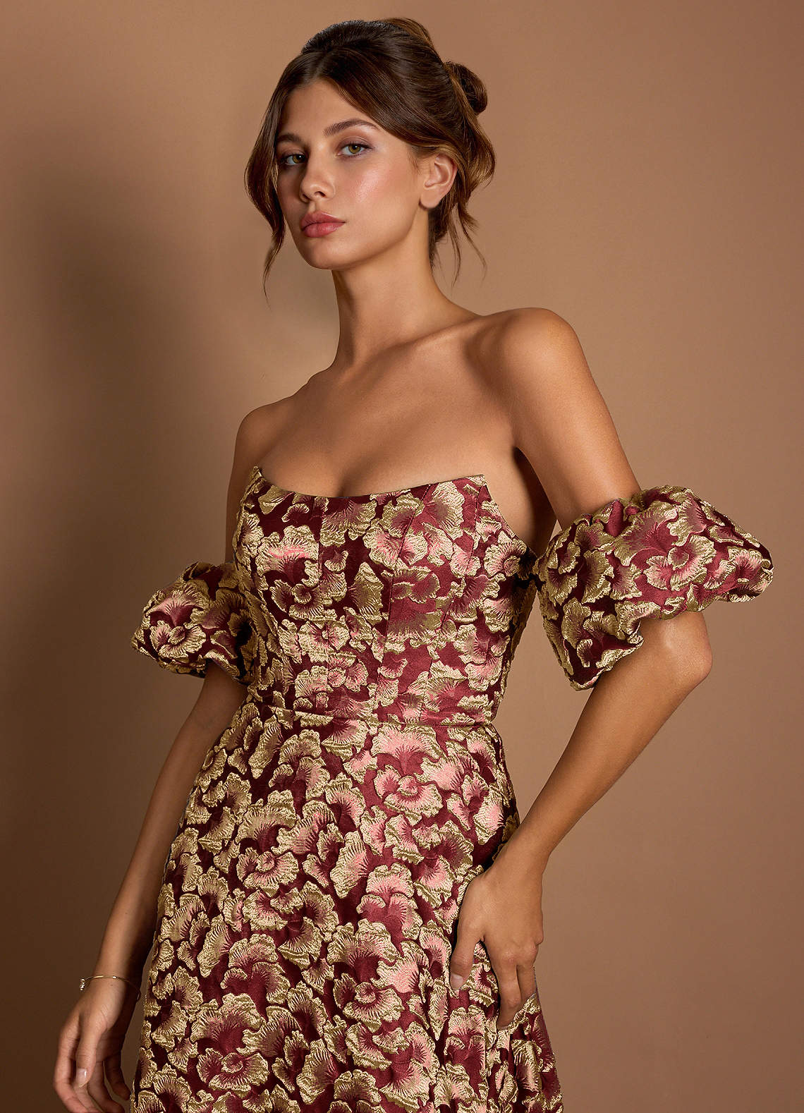 Eowyn Wine Maxi Dress  Dress - WSBYTLP