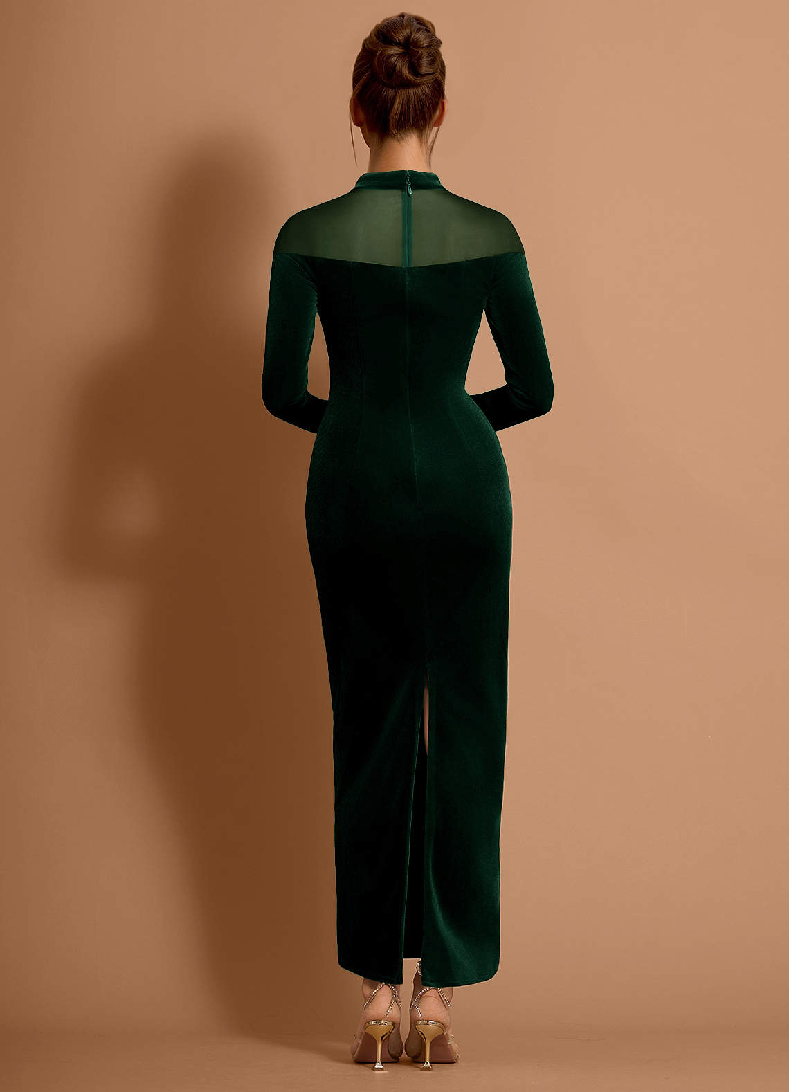 Murphy Hunter Green Maxi Dress  Dress - WSBYTLP