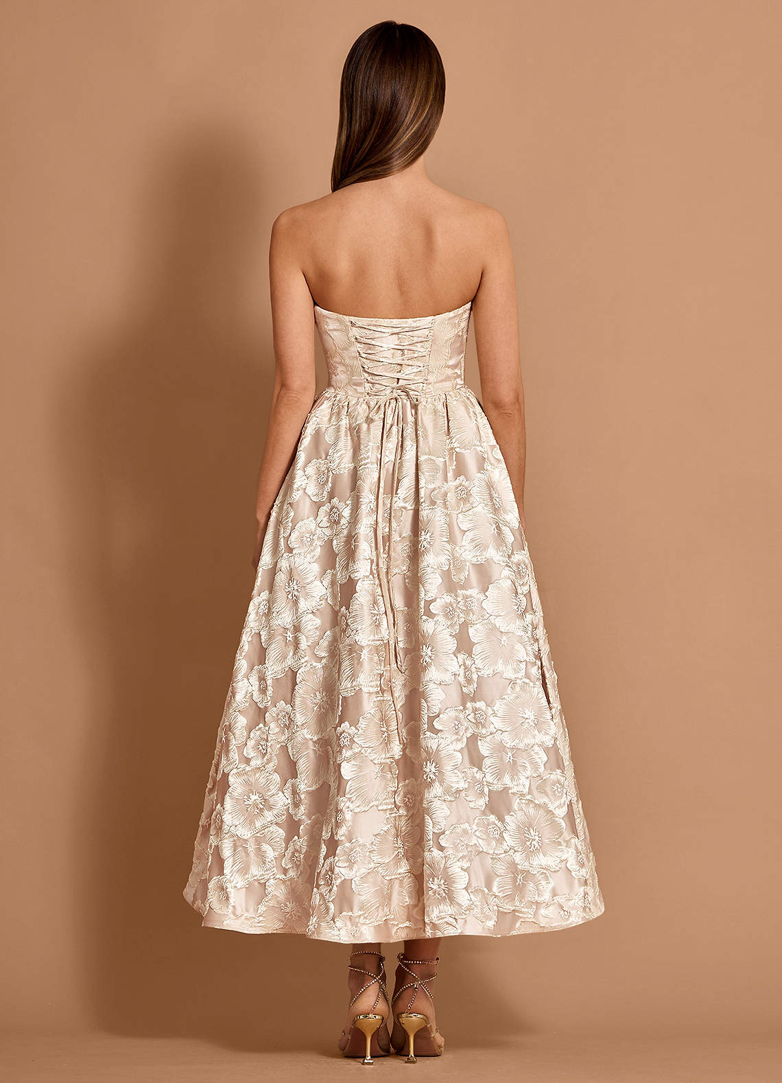 Arcelia Vintage Blush Midi Dress  Dress - WSBYTLP