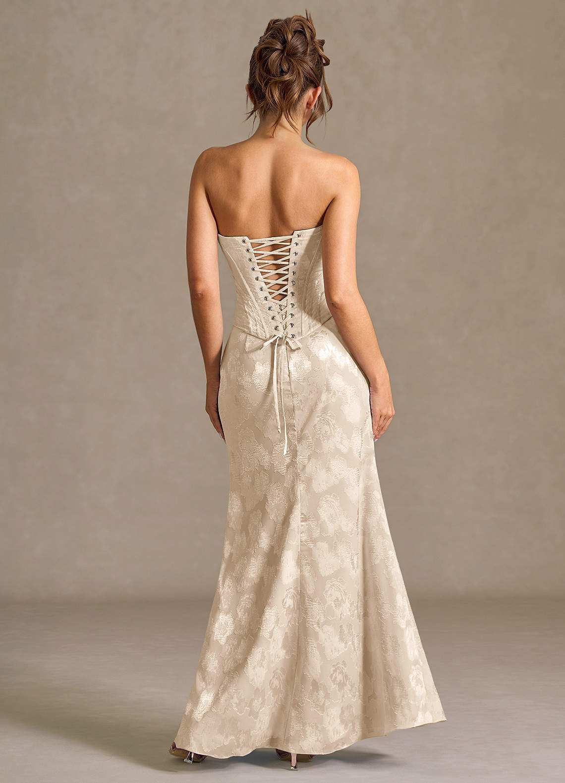 Alyssa Cream Corset Two-Piece Dress  Dress - WSBYTLP